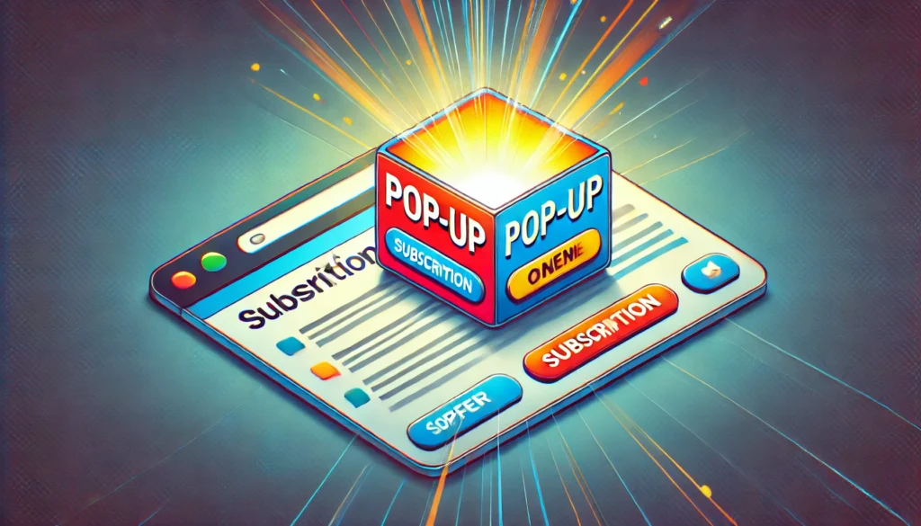 Pop-up Nedir ? Web Sitelerinde Etkili Kullanımı ve İyi Uygulamalar 1 Pop-up nedir ? Nasıl etkili kullanılır.